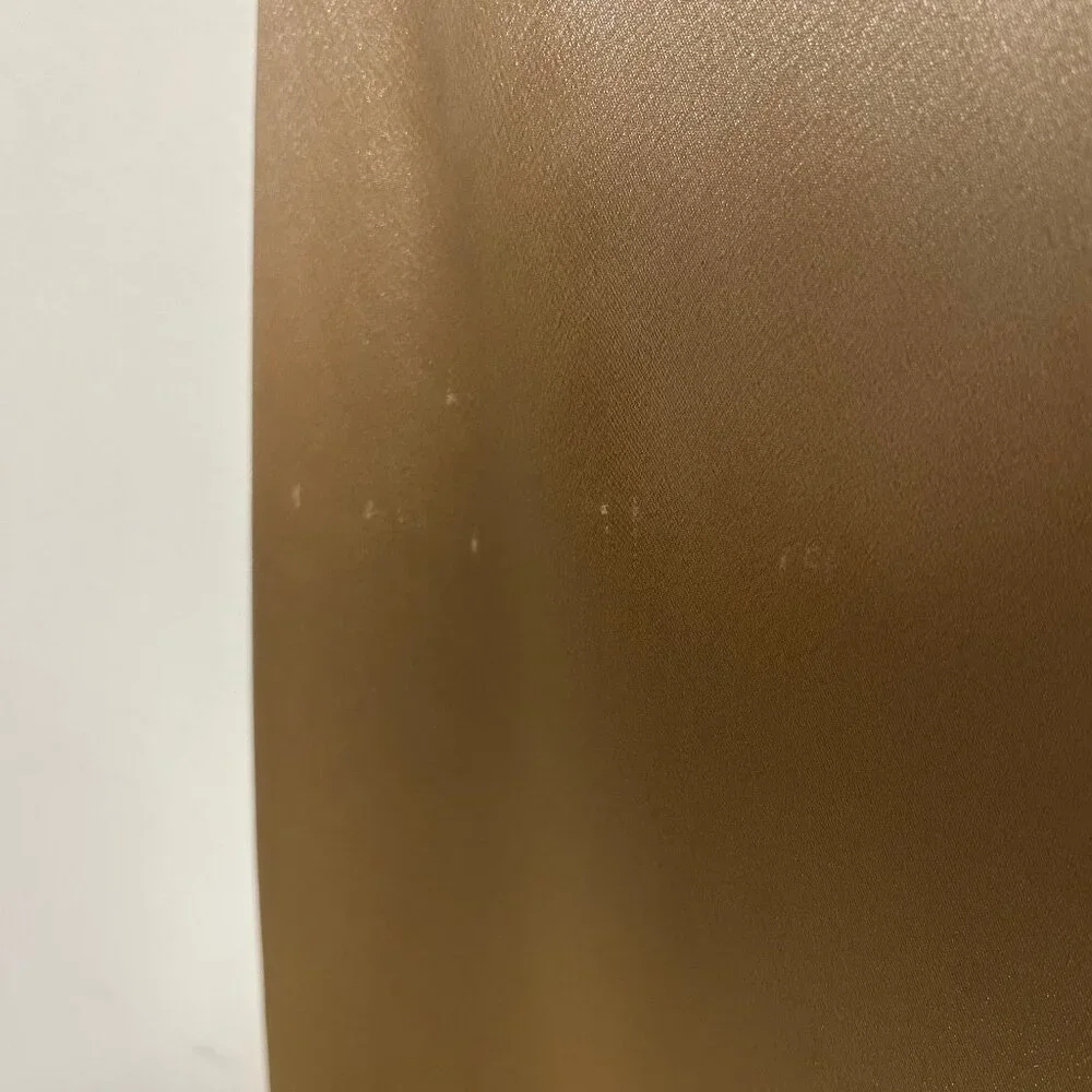 Azazie Clarice Gold Metallic Satin Bridesmaid Dress Sz 6 EUC - Picture 12 of 12